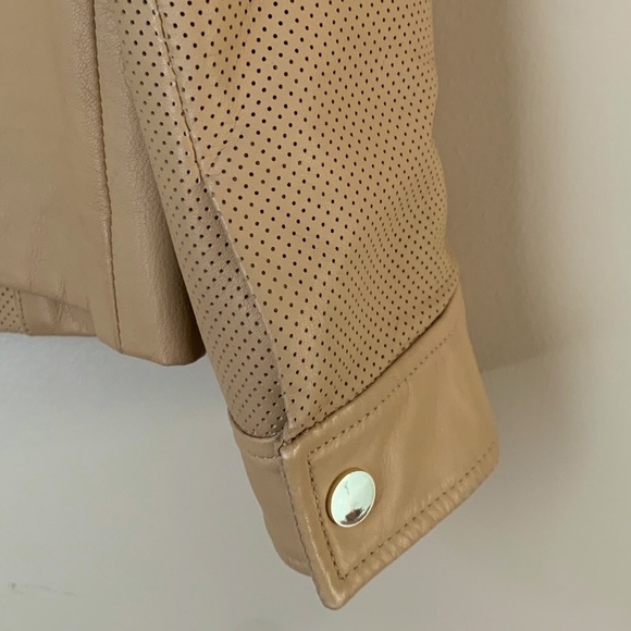 Luisa Spagnoli size 46 fine leather jacket - Picture 12 of 15